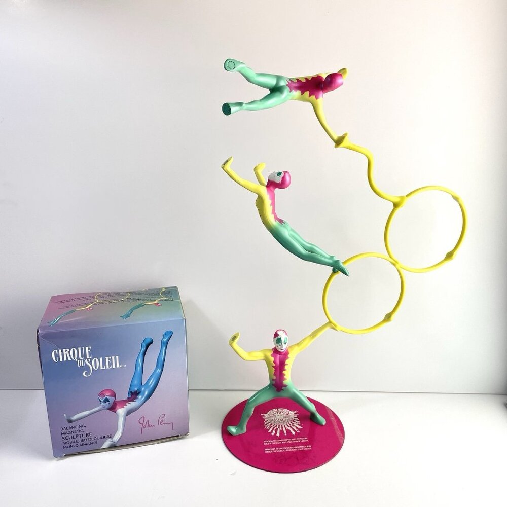 Cirque Du Soleil Balancing Magnetic Sculpture By John Perry - In Box Limited Ed